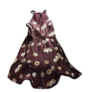 Floral Burgundy Women Dress, Kendall & kylie, Nwt, Size Xs,